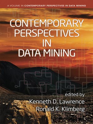 cover image of Contemporary Perspectives in Data Mining, Volume 1